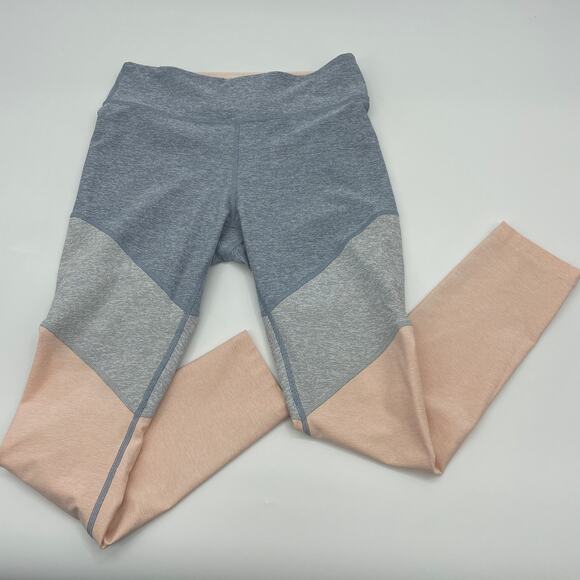 GIRLFRIEND COLLECTIVE Womens Leggings Size M 7/8 Ankle Length Colorblock - Picture 1 of 6